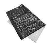 CIYODO Table of Elements Poster for Boy Girl Educational Wall Decoration for Classroom Learning English Version for Science Teachers and Homeschooling
