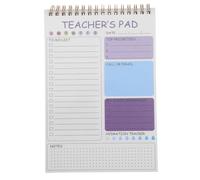 CIYODO Teacher Planner 2026 - Weekly Undated Lesson Planner for Teachers - 8.6" Notepad Stationery Supplies - Date Book for Office & Business Purple