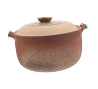 CIYODO Terracotta Casserole Clay Cooking Pots with Lid Large Clay Pot for Home Cooking Stewing for