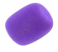CIYODO Thick Foam Microphone Windscreen Cover, Non-slip Ktv Mic Protector Sleeve, Washable Purple Sponge Shield for Handheld Microphones, Dj and Home Karaoke Use