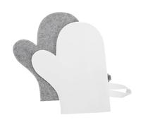 CIYODO Thickened Sauna Bath Gloves 2Pcs Exfoliating Body Scrubber Heat-resistant Bathing Mitts for Dead Skin Removal Portable Exfoliating Gloves