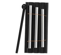 CIYODO Three Tone Wooden Percussion Chime with Metal Tubes and Mallet Easy to Play Musical Instrument for Yoga Meditation Classes and Meetings Pleasant Sound and Comfortable