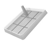 CIYODO Toilet Splash Guard Corgi Dog Urinal Potty Indoor PET Training Tray Easy Clean Plastic Dog Toilet for Puppy House Training