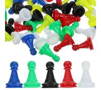 CIYODO Tokens for Board Game and Chess Markers ABS Plastic Pawns Game Pieces 1.00 X 0.65 X 0.65 in Educational Toy for Children Families DIY Crafts Projects Parties