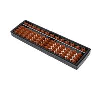 CIYODO Traditional Column Chinese Abacus for Math Vintage Arithmetic Tool for Classroom Lightweight Plastic Fun Educational Counting for Adults