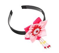 CIYODO Traditional Korean Hanbok Floral Tassel Headband Versatile Hair Accessories for Cultural Elegant Design for Festivals and Performances Durable and Multi Use Headwear