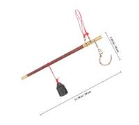 CIYODO Traditional Wooden Pole Handheld Scale Multi-function Home Weighing Tool with Hanging Hook for Accurate Food Herbs and Chinese Medicine Measurement Simple and Portable Design