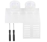 CIYODO Turtle Dock Basking Platform Floating Pier for Aquarium Suction Cups Easy Clean Safe for Fish Fresh Salt Water