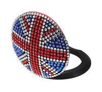 CIYODO Universal Uk Flag Car Engine Start Button Cover, Push to Start Protector with Decorative Ring, Anti-scratch Switch Cap for Vehicle Interior Accessories