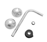 CIYODO Urinal Inlet Tube with Leakproof Seal Gasket, Stainless Steel L Shape Pipe for Reliable Water Flow, Suitable for Public and Home Bathrooms, Modern Bathroom Replacement Part