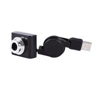 CIYODO USB Webcam Plug and Play Laptop Camera for Live Teaching, Automatic White Balance, Plastic and Glass, Digital Function, Black USB Camera