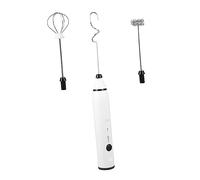 CIYODO USB Whisk Handheld Electric Milk Frother with 304 Stainless Steel and Non-Slip Handle, 1200mah Rechargeable Mixer for Making Coffee and Baby Food