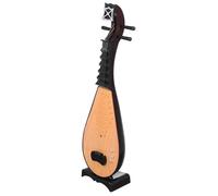 CIYODO Vintage Chinese Lute Model Pipa Photo Prop Simulation Instrument Ornament for Ancient Style Studio Photography and Traditional Hanfu Costume Accessories