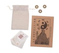 CIYODO Vintage I Ching Divination Kit Hexagram Cards Wealth Coins for Feng Shui Decoration and Chinese Luck Unique Learning Experience Accessible Insight Into