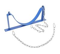 CIYODO Wall Mounted Gas Cylinder Rack with Chain - Oxygen and Acetylene Tank Holder, Industrial Cylinder Wall Mounted Bracket for Workshop, Clinic, and Commercial Use