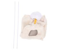 CIYODO Warm Velvet Bird's Nest for Parakeet Winter Pet House Plush Bird Nesting Box Small Animal Bed