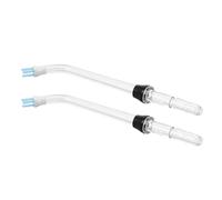 CIYODO Water Flosser Nozzle Tips Replacement Adjustable Care Portable Acrylic Dental Care Irrigator Heads 2pcs for Oral Irrigator Accessories for Home and Braces Use