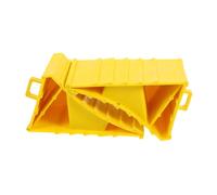 CIYODO Wheel Chocks for Trailer and Rvs with Handle Heavy Duty Tire Chocks for Camper and Motorhome Stability Travel Trailer Accessories 6.50X3.54X3.27In Set of 2