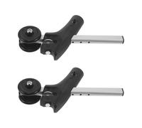 CIYODO Wheelchair Anti-tip Wheels Quick Installation with 5-Level Adjustable Aluminium Alloy Design 1 Pair Rear Stabilizer for Electric and Manual Wheelchairs, for Hospital Corridors