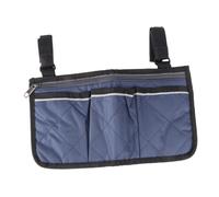 CIYODO Wheelchair Side Pouch Capacity Storage Bag with Hook and Loop Strap Portable Organizer for Wheelchair Scooter Walker Accessories Multi-Compartment Carrying