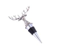 CIYODO Wine Pourer Aerator Deer Head Wine Bottle Stopper Easy to Insert and Remove Stag Liquor Pourers Olive Oil Vinegar Liquid