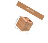 CIYODO Wood Aromatherapy Diffuser Log for Essential Oils Square Black Walnut Portable Natural Scent Diffuser for Sleep Improvement Yoga Meditation and Home Office Use Smokeless and Noise