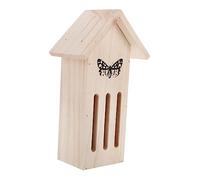 CIYODO Wooden Bee House Habitat for Insects Outdoor Decor for Ladybugs Beetles Wall Mounted Insect Shelter Addition to Your Garden Create Cozy Environment for Winged Friends