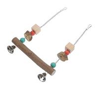 CIYODO Wooden Bird Swing Stand Daily Wear Resistant Parrot for Fun Playtime Chic Household Decoration for Parrots Create Cozy Atmosphere with Fine Craftsmanship