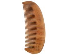 CIYODO Wooden Moon-shaped Hair Comb for Scalp Massage and Stress Relief Retro Verawood Carved Design Natural Material for Reducing Hair Breakage and Soothing Itchy Scalp Suitable for Men
