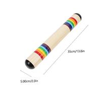 CIYODO Wooden Orff Rain Sound Barrel Educational Musical for Rainbow Rainstick Shaker for Auditory Development Creative Sensory Plaything for Early Learning