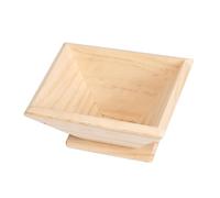 CIYODO Wooden Quadrangular Rice-Pudding Mold Large Kitchen Accessory for Traditional Chinese Rice Ball Making Safe Odorless Material for DIY Cooking