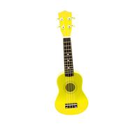 CIYODO Wooden Ukulele Guitar Toy for Boy Girl Early Educational Musical Instrument Safe Simulated Design Yellow Develops Music Cognition and Creativity