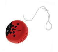 CIYODO Wooden Yo-yo Ball with Ladybug Design for Boy Girl Portable Outdoor Toy for Hand-eye Coordination Fun Fingertip Plaything for Toddlers and Boy Girl