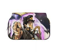 Ciyoulio JJBA Pencil Case Iggy/Star Platinum Double Layer 3D Print Pen Bag Student Pencil Bag Cartoon Stationery Bags Pen Pouch School Supplies Gift