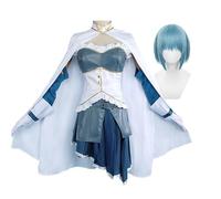 Ciyoulio KanameMadoka Cosplay Costume with Wig Akemi Homura Cosplay Mami Tomoe Costume Anime Mami Tomoe Role Play Uniform Outfits Battle Suit for Halloween Carnival Party