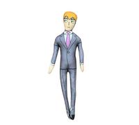 Ciyoulio Reigen Arataka Anime Stuffed Figure Abstract Figurine Funny Plush Figure Twistable Built-in Wire Throw Pillow Cushion Pendant Home Sofa Decoration Gift 28CM