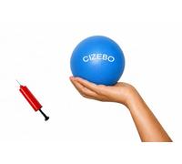 CIZEBO Mini Exercise Ball 4 Inch, Small Pilates Ball for Core Training, Thigh and Hip Exercises, Mini Yoga Ball for Stability Training, Workouts, Fitness Classes, Blue