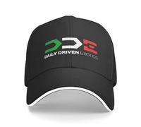 CIZIEOE Baseball Cap DDE Daily Driven Exotics Luxury Western Hat Sunhat Foam Beach Black