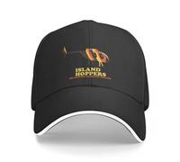 CIZIEOE Baseball Cap Island Hoppers Military Cap Man Black