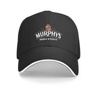 CIZIEOE Baseball Cap Murphys 1856 Beach Bag Beach Hat Luxury Mens Black