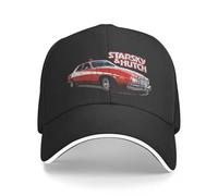 CIZIEOE Peaked Cap Starsky & Hutch, Distressed Baseball Cap Streetwear Beach Outing Visor Caps for Men Women