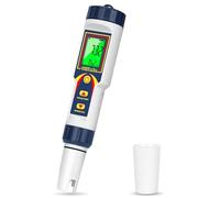 CIZTADA pH Meter for Water 4 in 1 pH EC TDS Temp Meter for Hydroponics PPM and EC Water Tester Digital pH PPM Meter for Nutrients Growing Hydroponics Gardening DWC hydroponics System