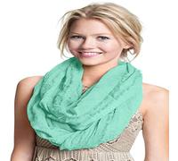 CJ Apparel Cyan Blue Green Baby Green Mobius Infinity Scarf Seconds Snood Cowl Circular Tube Round Shawl Pashmina New