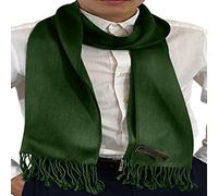 CJ Apparel Dark Green Emerald Green Men's Nepalese Solid Colour Design Fashion Scarf Seconds Scarves Neck Cover Hand Made in Nepal
