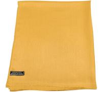 CJ Apparel Halloween Pumpkin Orange Solid Colour Fringe Design Nepalese Shawl Seconds Scarf Wrap Stole Throw Head Wrap Pashmina Hand Made in Nepal