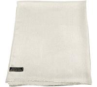 CJ Apparel Ivory Fringe Solid Colour Design Nepalese Shawl Seconds Scarf Wrap Pashmina NEW, One Size