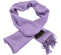 CJ Apparel Lilac Light Purple Men's Nepalese Solid Colour Design Fashion Scarf Seconds Scarves Neck Wrap Hand Made in Nepal New