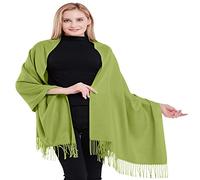 CJ Apparel Lime Green Thick Solid Colour Design Cotton Blend Shawl Seconds Scarf Wrap Stole Throw Head Wrap Pashmina