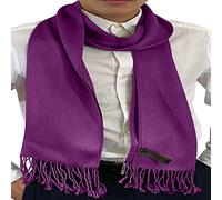 CJ Apparel Purple Men's Nepalese Solid Colour Design Fashion Scarf Seconds Scarves Neck Cover Hand Made in Nepal New