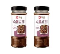 CJ Beksul Beef Bulgogi Marinade Korean BBQ Sauce 500g (Pack of 2)
